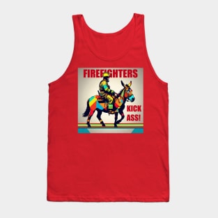 Firefighters Kick Ass! Tank Top